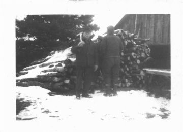 George Harper on the left